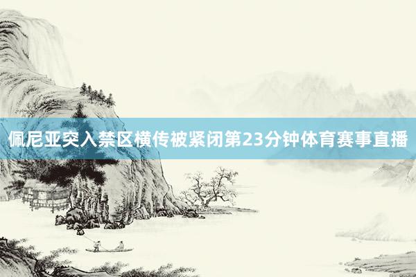 佩尼亚突入禁区横传被紧闭第23分钟体育赛事直播